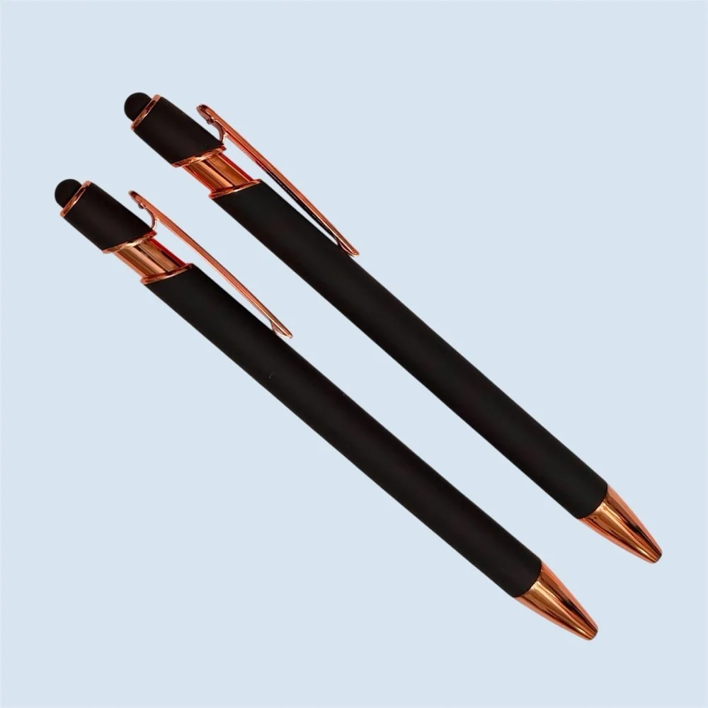 Bible Verse Inspirational Ballpoint Pen with Stylus Tip ~ Set of 2